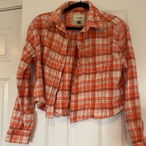 American Eagle flannel size small